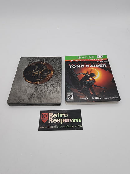 Shadow of the Tomb Raider [Limited Steelbook Edition] - Xbox One (Complete)