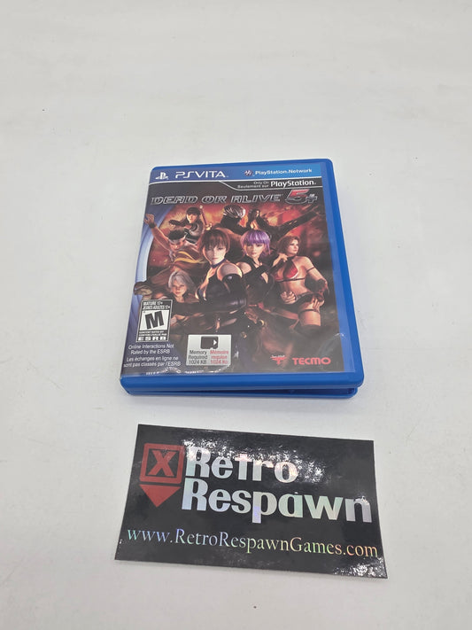 Dead or Alive 5 Plus - Playstation Vita (Complete)