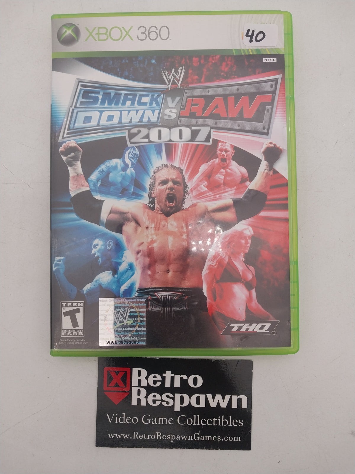 WWE Smackdown vs. Raw 2007 - Xbox 360 (Complete)