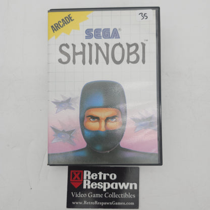 Shinobi - Sega Master System (Complete)