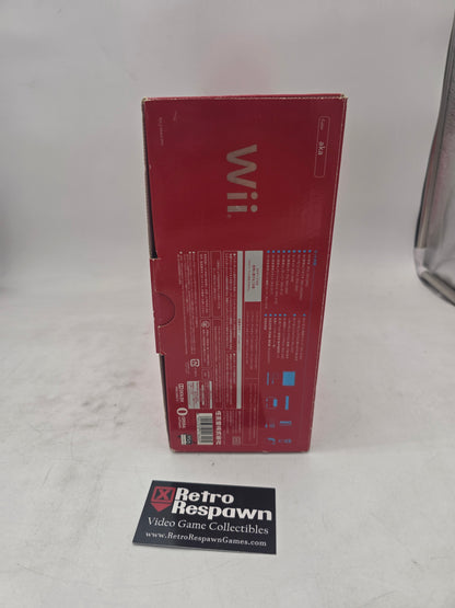 Nintendo Wii Console Red [Mario 25th Anniversary] - JP Wii (Complete)