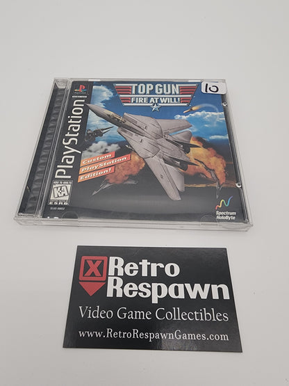 Top Gun Fire at Will - Playstation (COMPLETE)