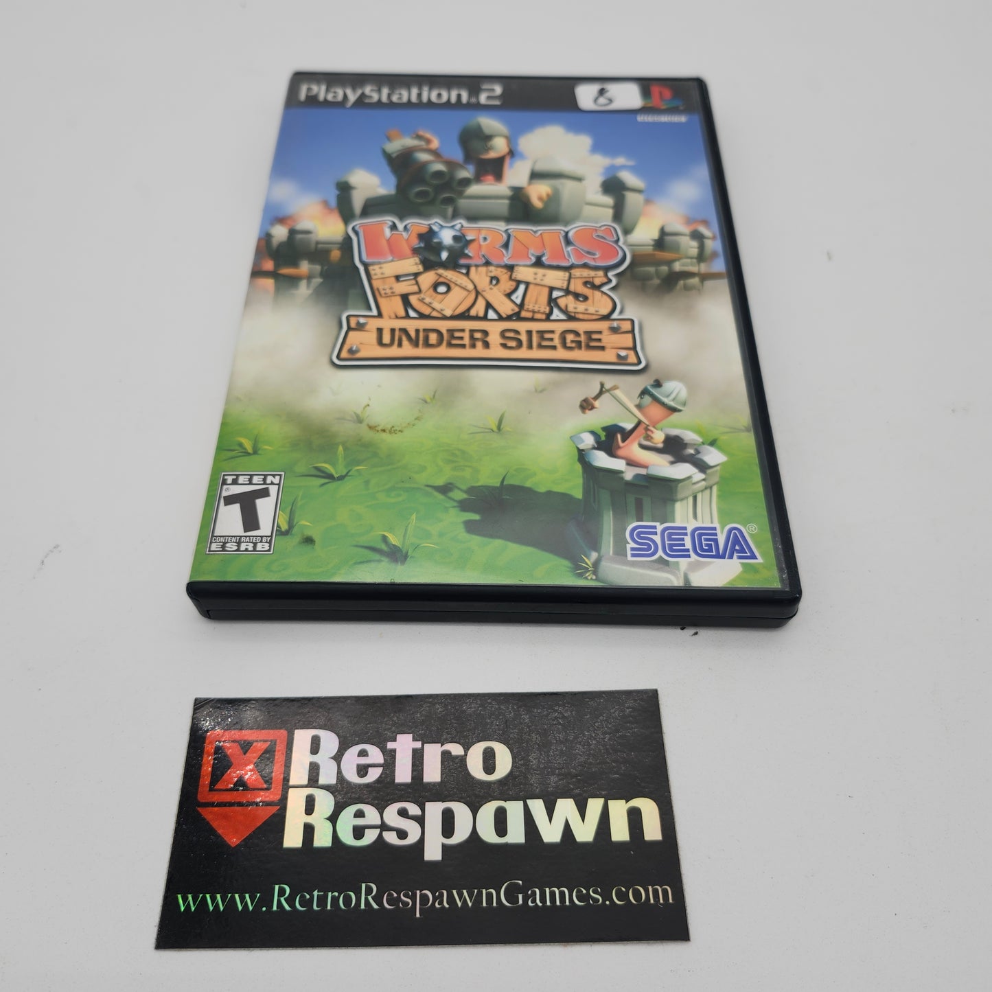 Worms Forts Under Siege - Playstation 2 (Complete)