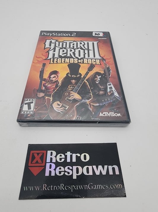 Guitar Hero III Legends of Rock - Playstation 2 (New)