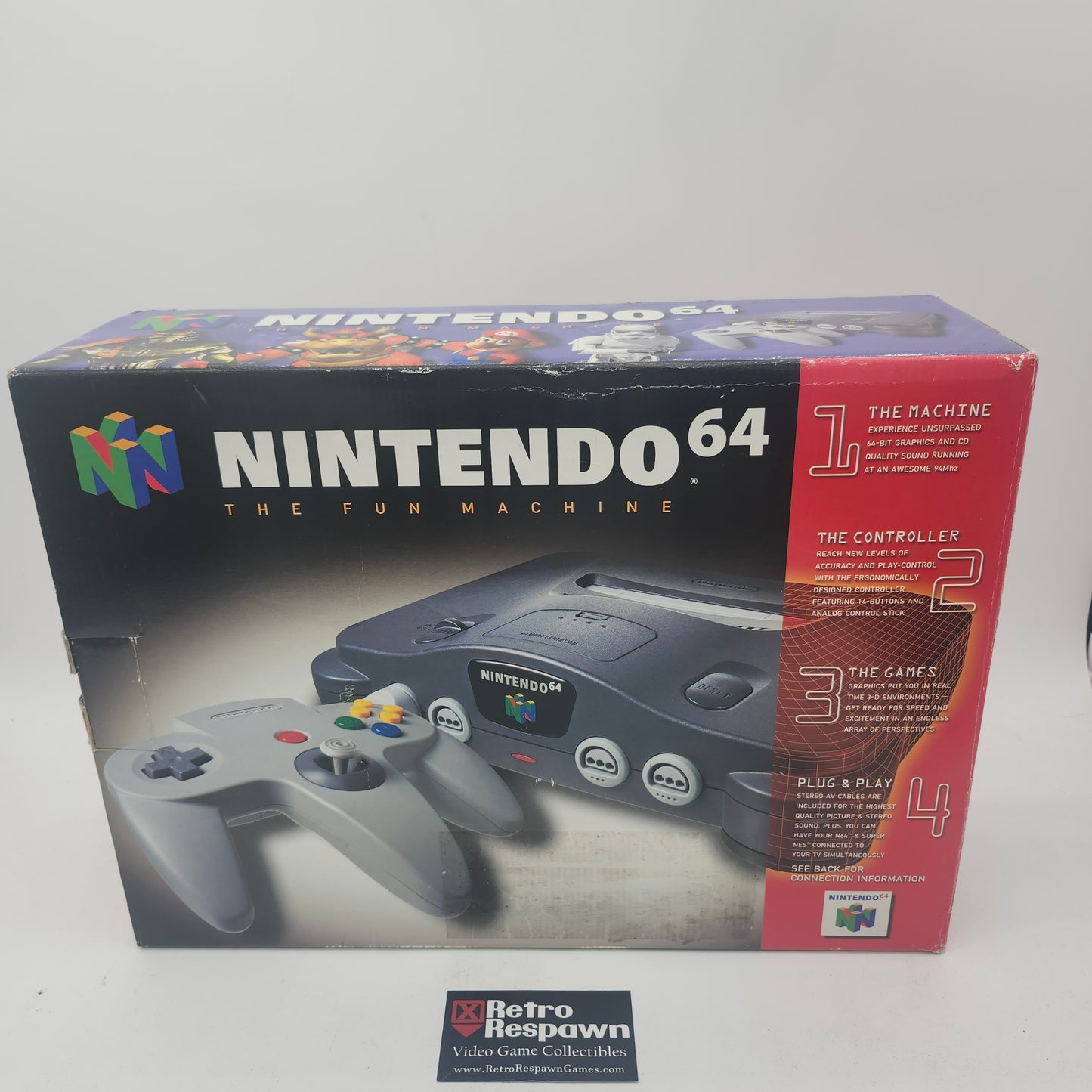 Nintendo 64 System [With Expansion Pak] - Nintendo 64 (Complete)