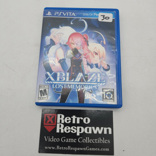 XBlaze Lost: Memories - Playstation Vita (Complete)