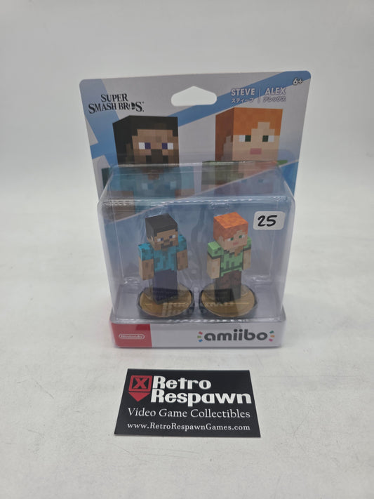 Steve/Alex - Amiibo (Sealed)