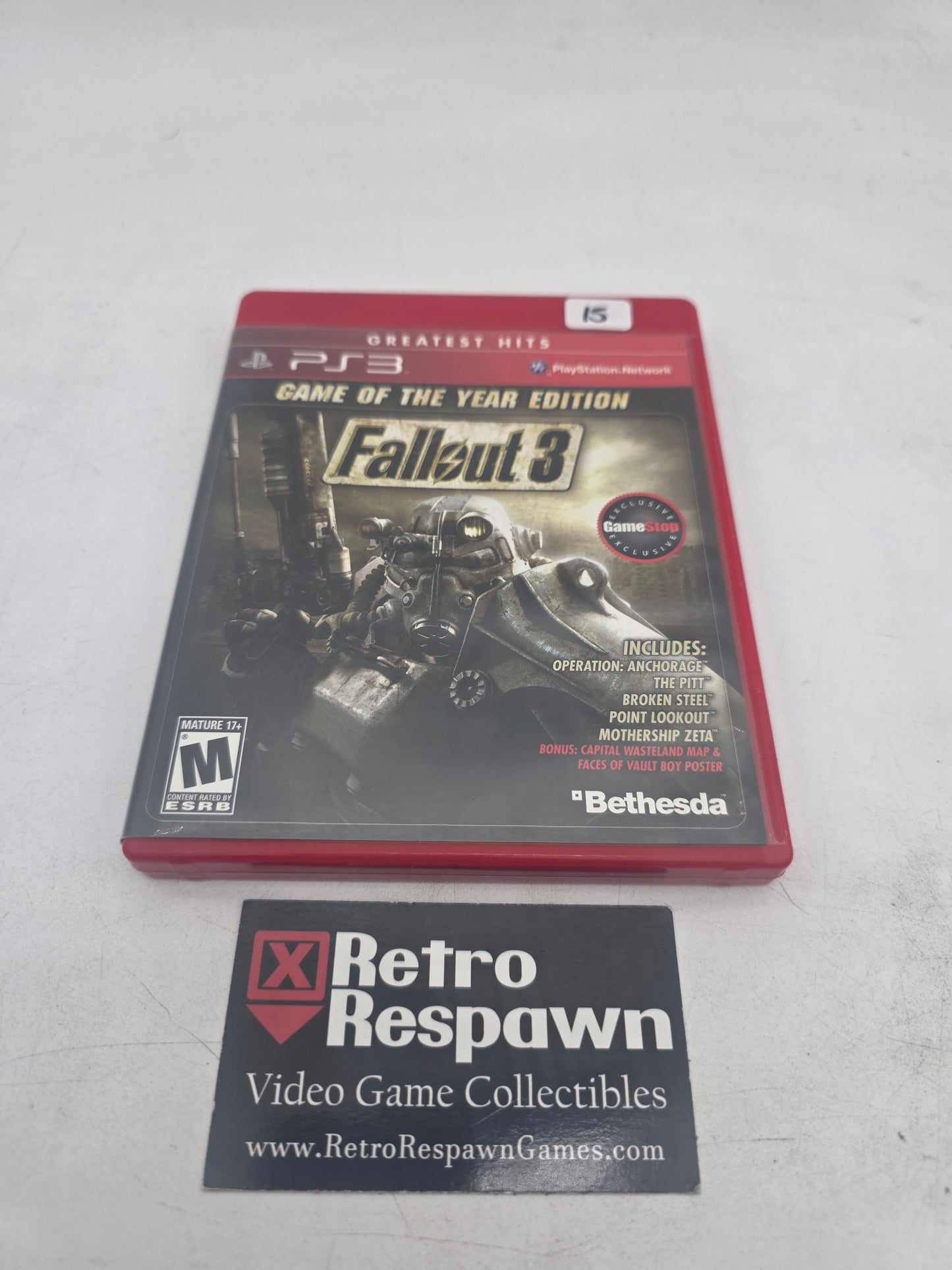 Fallout 3 [Game of the Year Greatest Hits] - Playstation 3 (Complete)