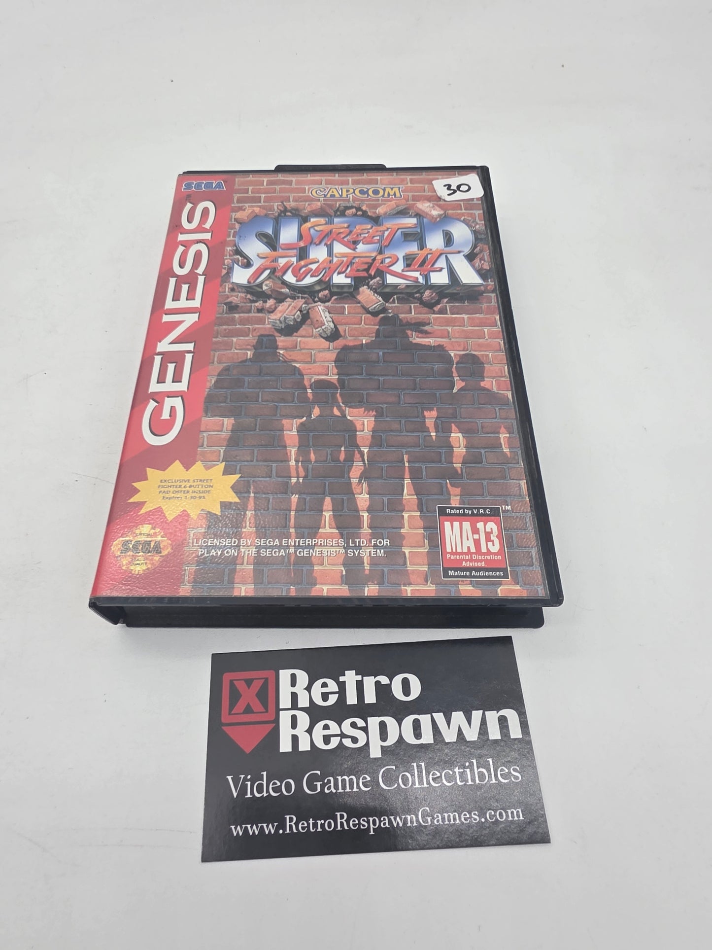 Super Street Fighter II - Sega Genesis (Complete)