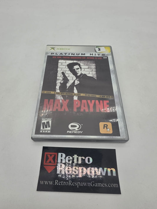 Max Payne [Platinum Hits] - Xbox (Complete)