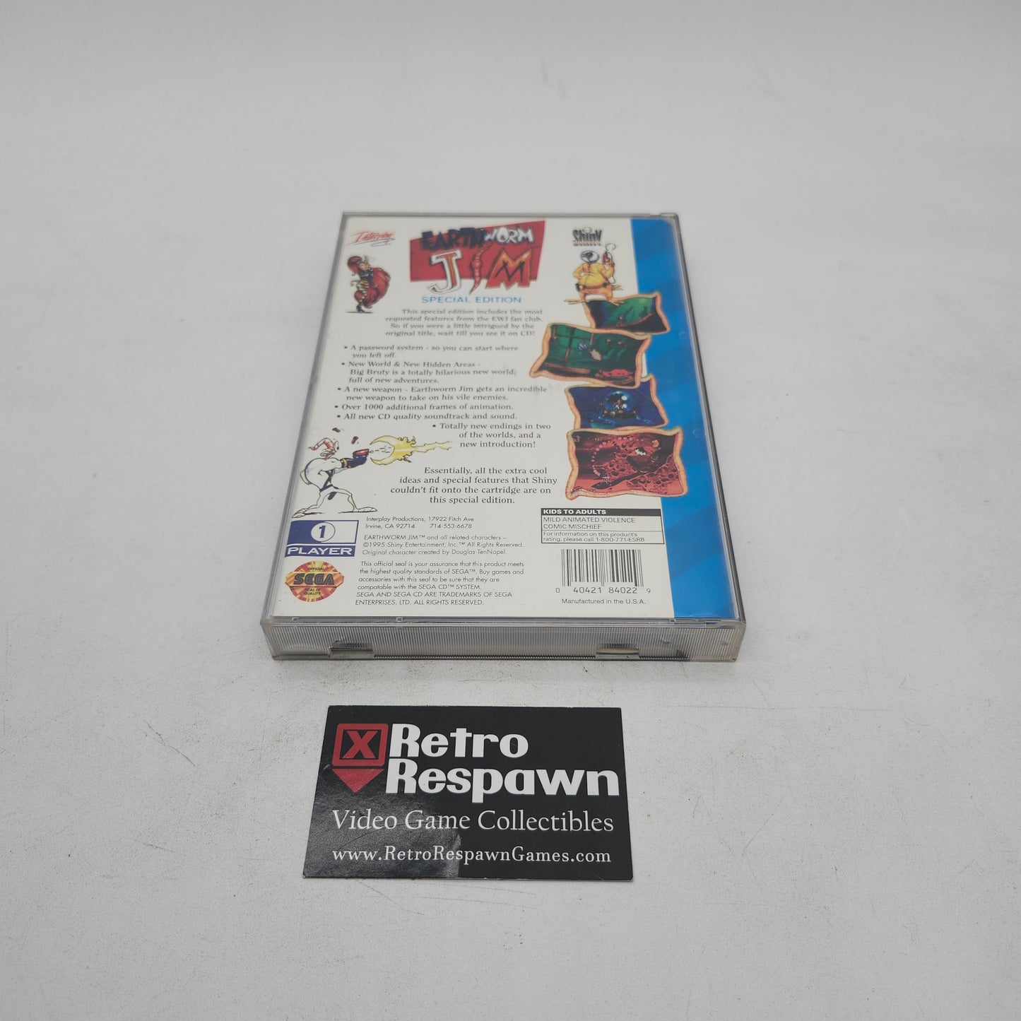 Earthworm Jim: Special Edition - Sega CD (Complete)