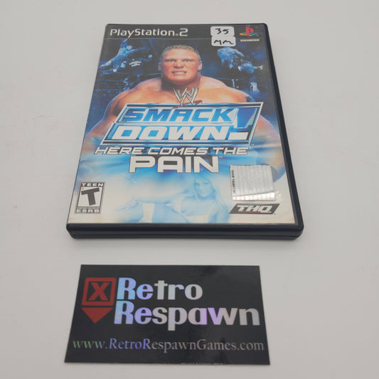 WWE Smackdown Here Comes the Pain - Playstation 2 (Missing Manual)