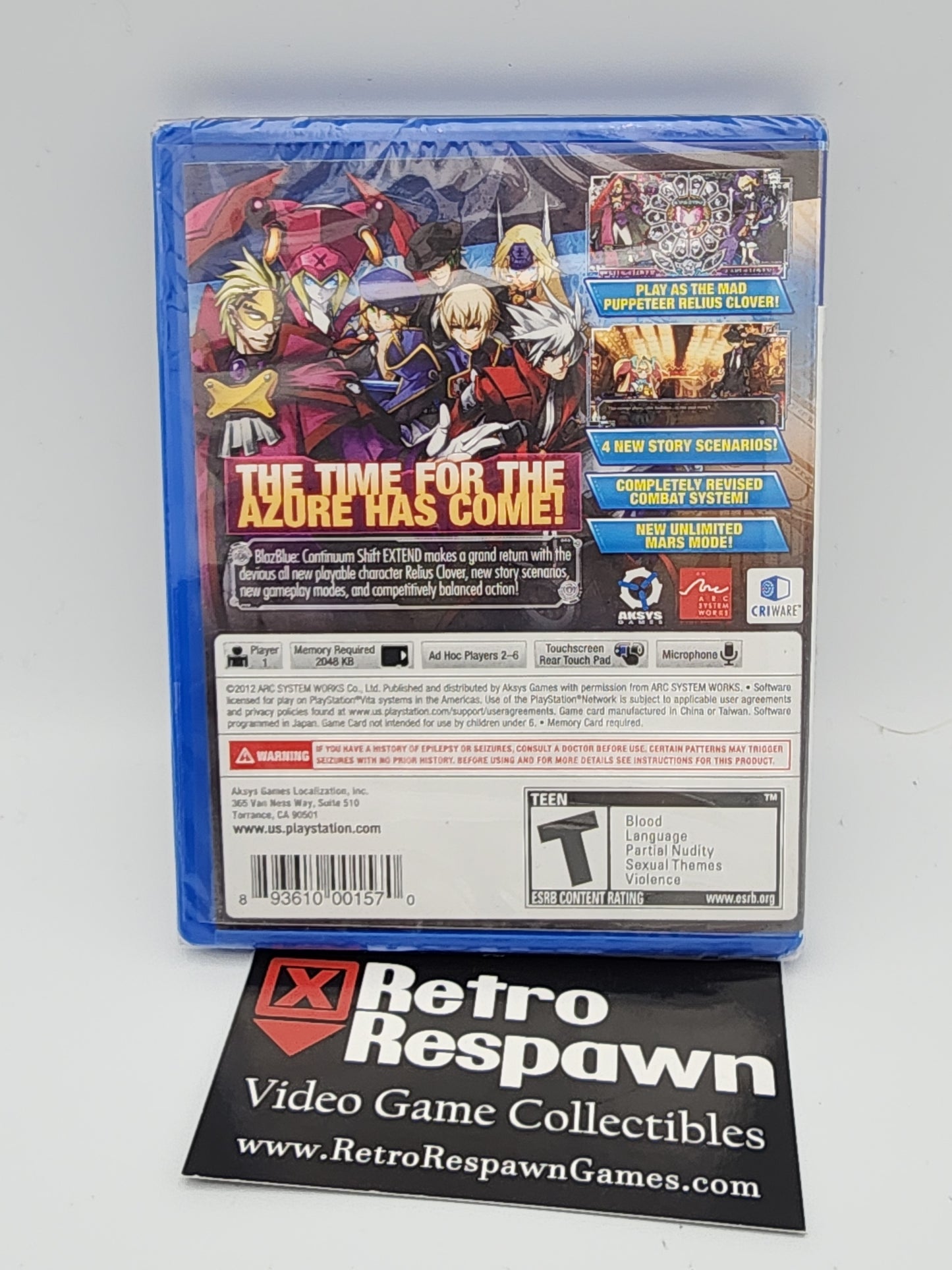 Blazblue: Continuum Shift Extend - Playstation Vita (PSVita) (New)