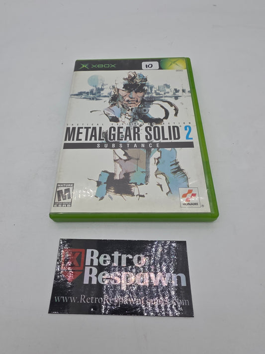 Metal Gear Solid 2: Substance - Xbox (Complete)