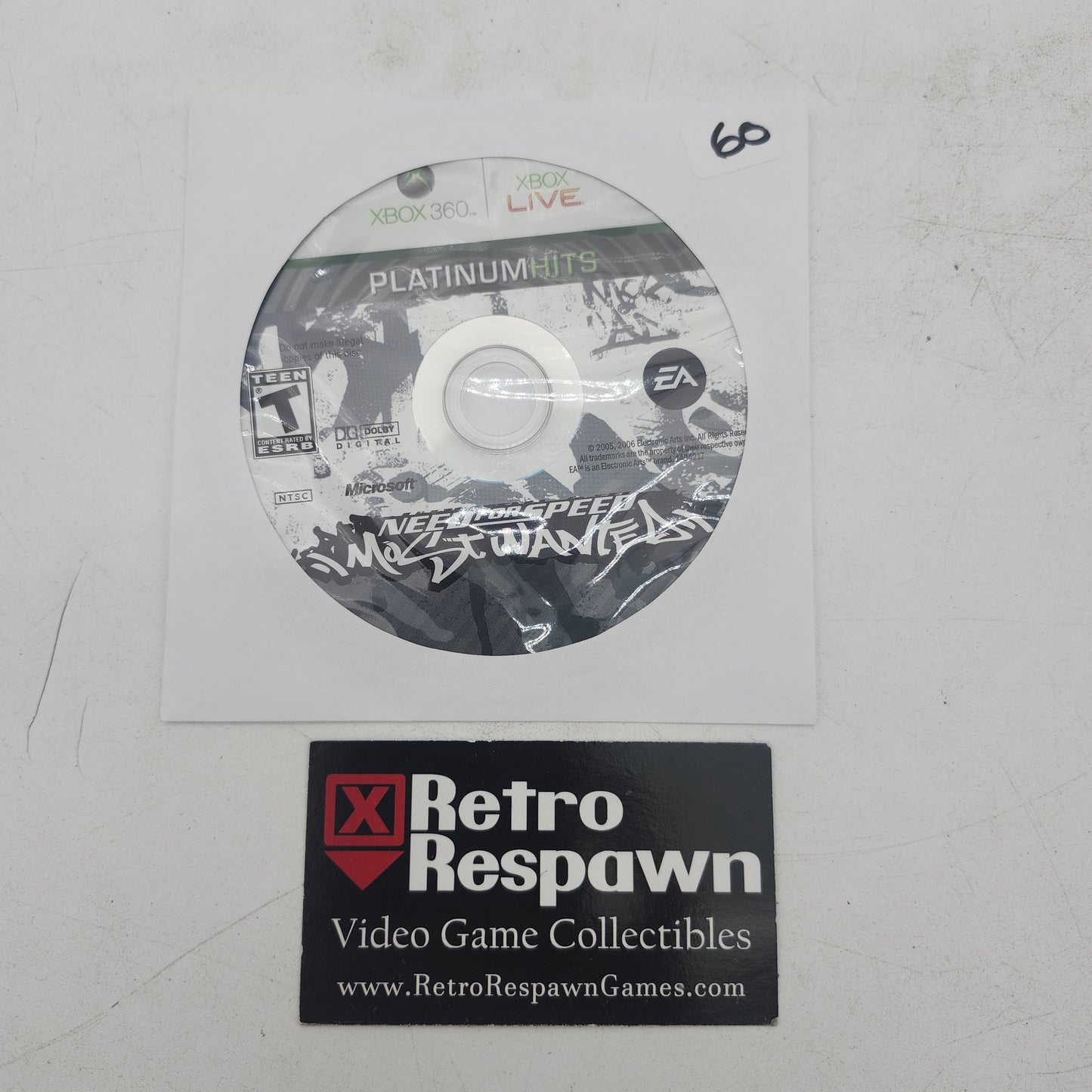 Need for Speed Most Wanted [Platinum Hits] - Xbox 360 (Game Only)
