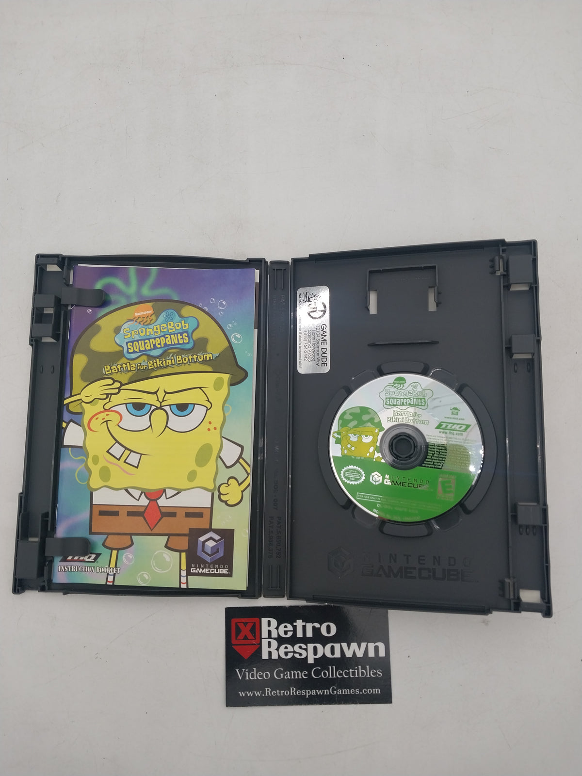 SpongeBob SquarePants Battle for Bikini Bottom [Player's Choice] - Gamecube (Complete)