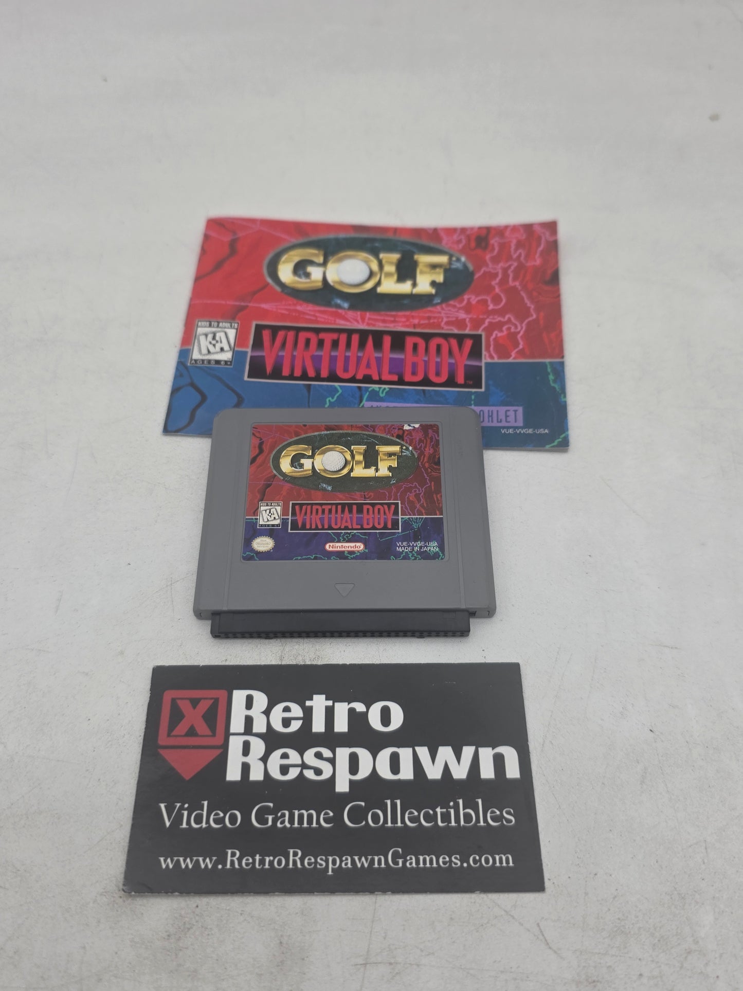 Golf - Virtual Boy (Game + Manual)