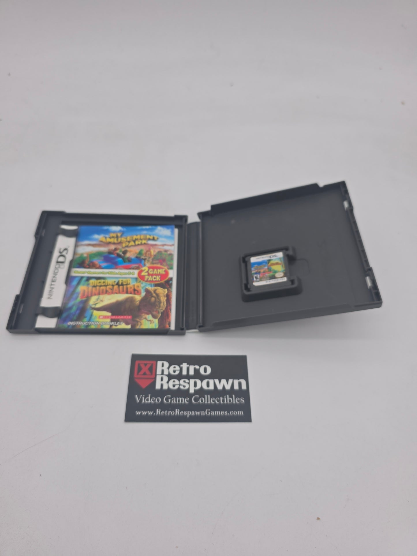 My Amusement Park & Digging for Dinosaurs - Nintendo DS (Complete)