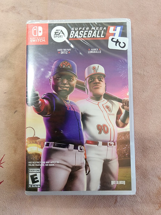 Super Mega Baseball 4 - Nintendo Switch (Sealed)