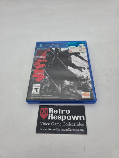 Godzilla - Playstation 4 (Complete/ Water Damage)