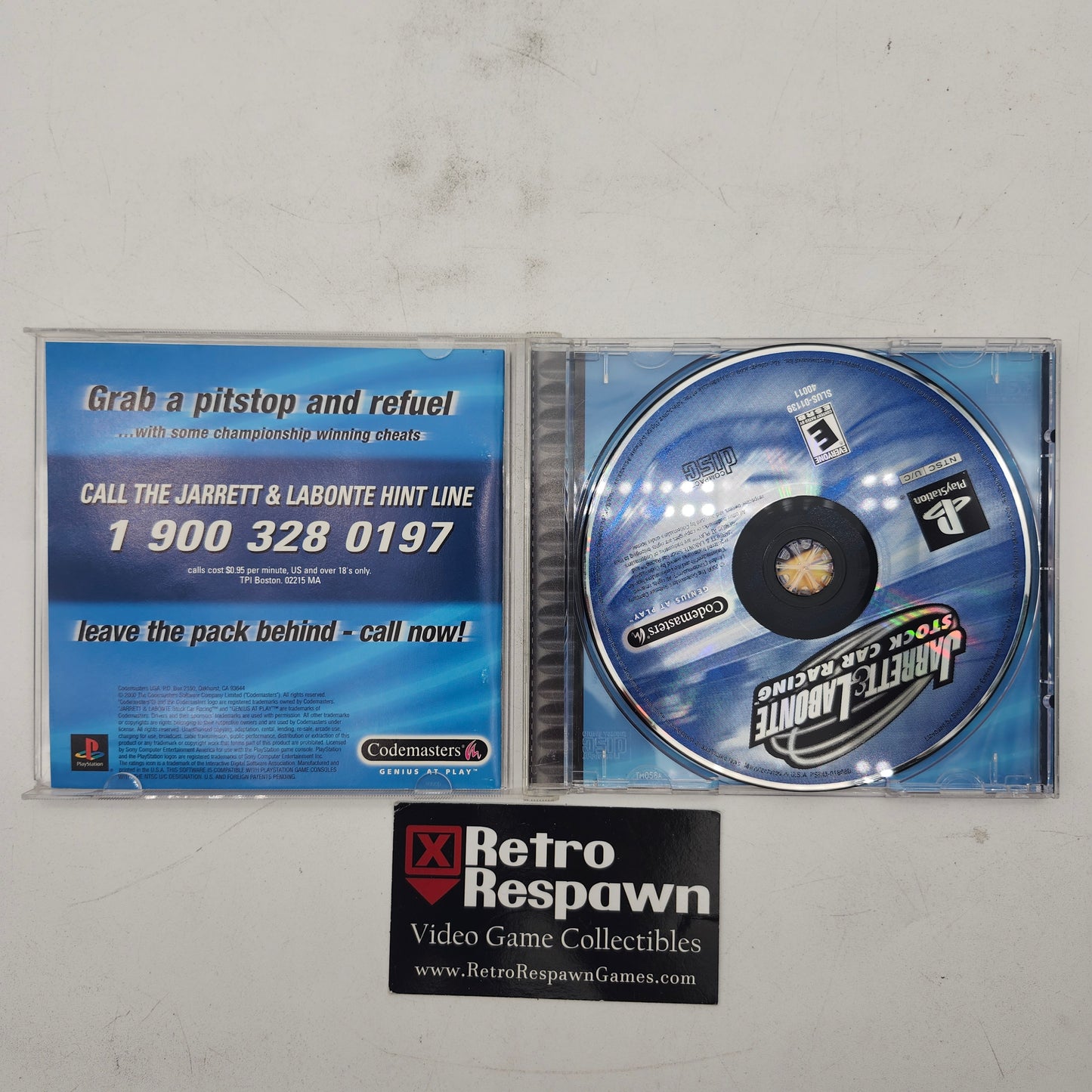 Jarrett & Labonte Stock Car Racing - Playstation (Complete)