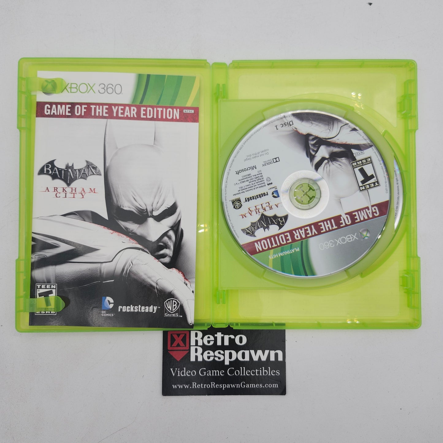 Batman: Arkham City [Game of the Year Platinum Hits] - Xbox 360 (Complete)