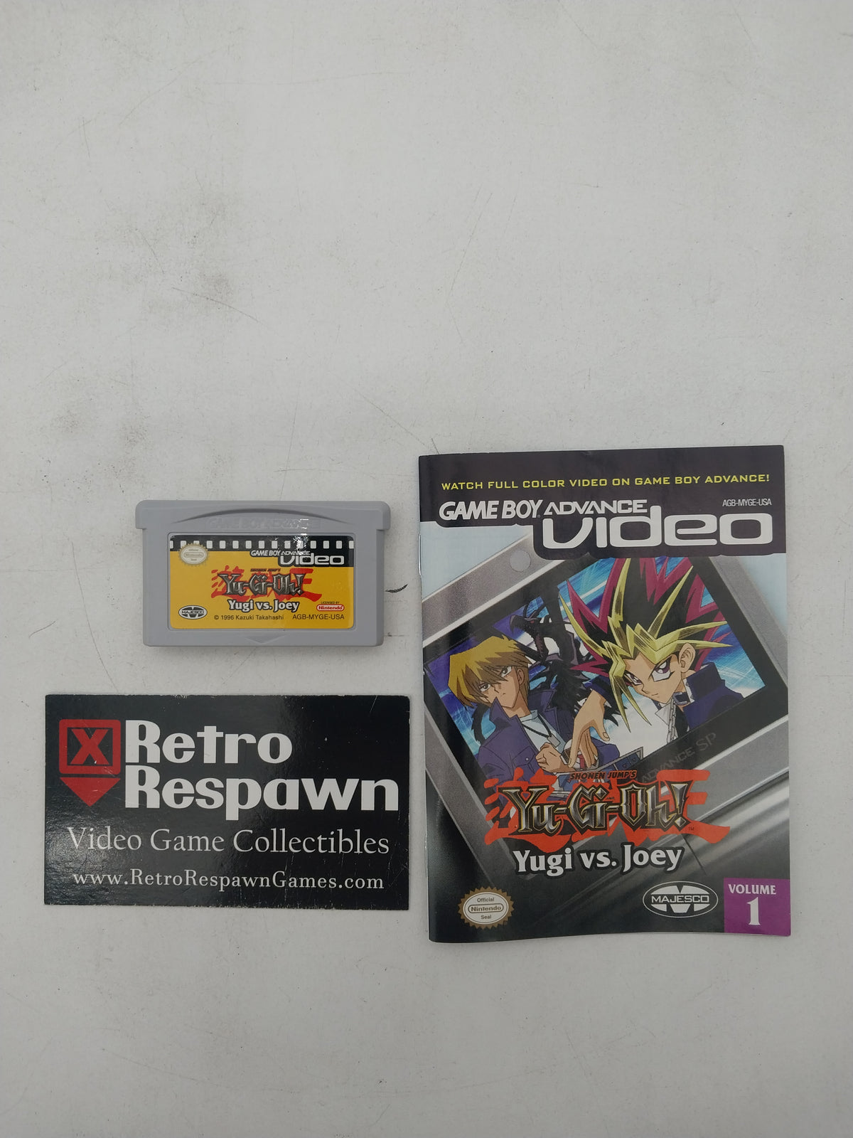 GBA Video Yu-Gi-Oh Yugi vs. Joey - GameBoy Advance (Complete)
