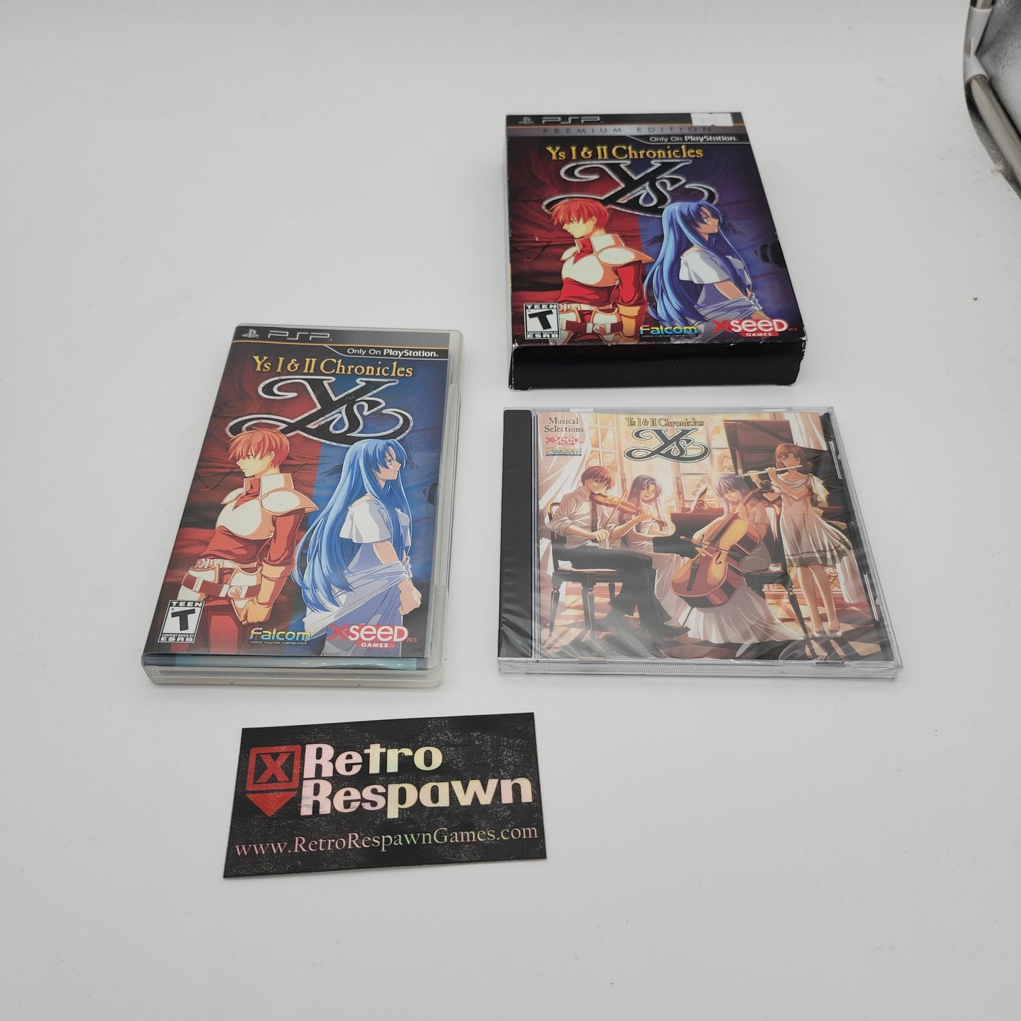 Ys I & II Chronicles [Premium Edition] - PSP (Complete)
