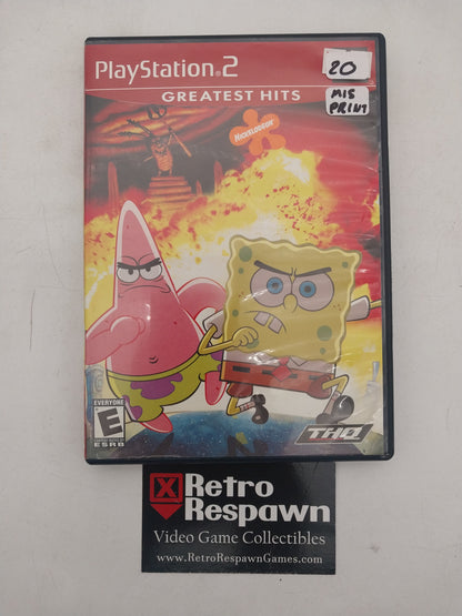 Misprint SpongeBob SquarePants The Movie [Greatest Hits] - Playstation 2 (Complete)