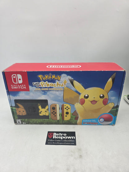 Nintendo Switch Pokemon: Let's Go Pikachu Edition - Nintendo Switch (Open Box Unused Contents)