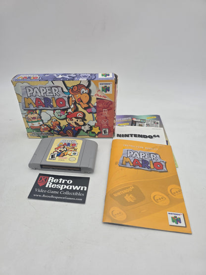Paper Mario - Nintendo 64 (Complete)