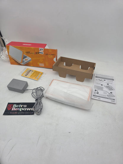 CFW New Nintendo 2DS XL White & Orange - Nintendo 3DS (Complete)
