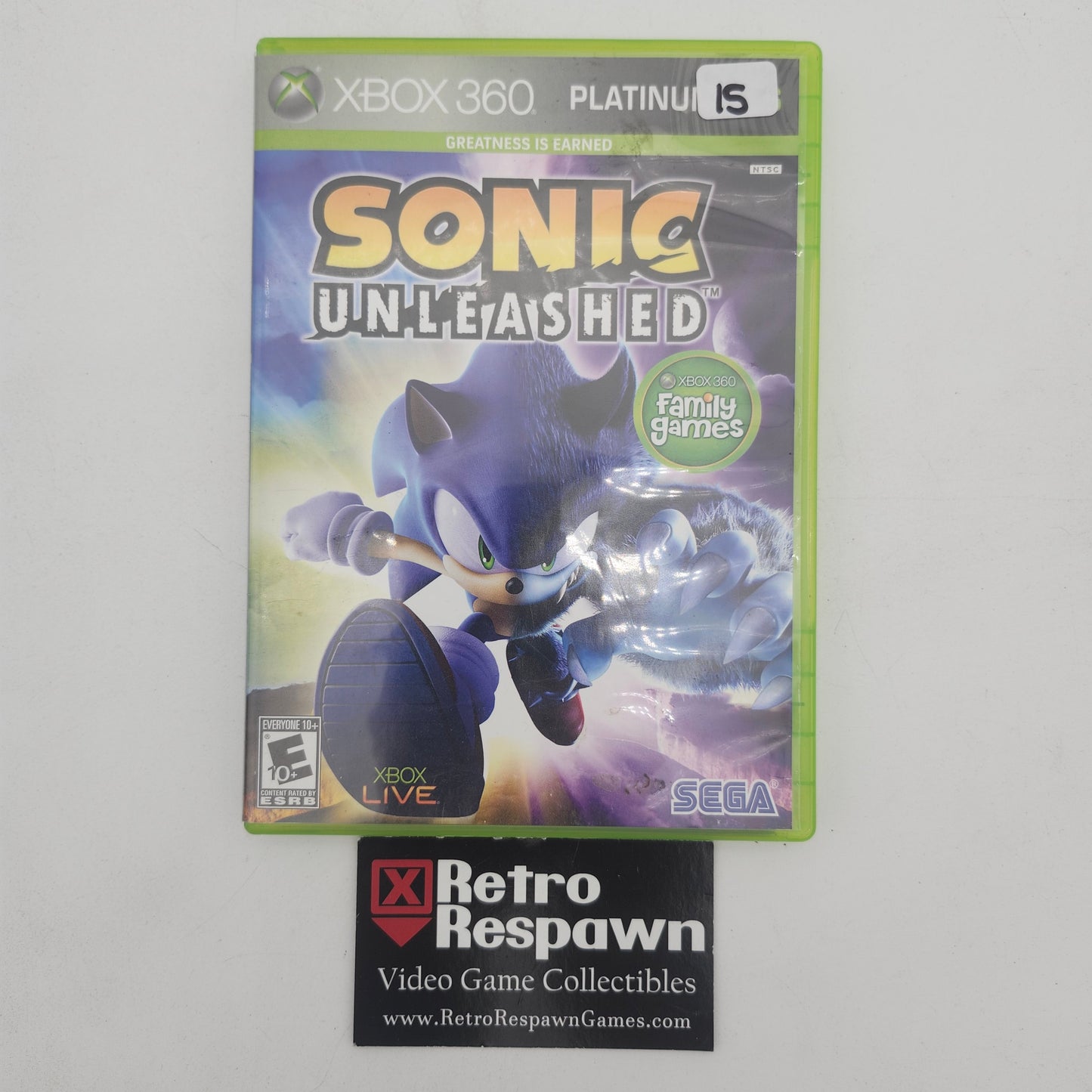 Sonic Unleashed [Platinum Hits] - Xbox 360 (Complete)