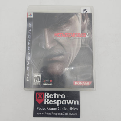 Metal Gear Solid 4 Guns of the Patriots - Playstation 3 (Complete)