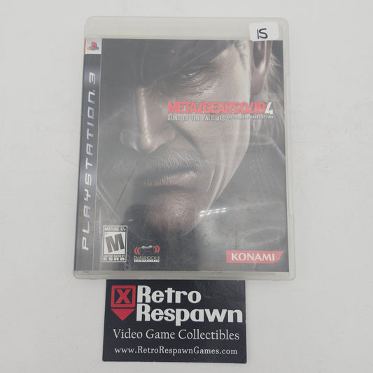 Metal Gear Solid 4 Guns of the Patriots - Playstation 3 (Complete)