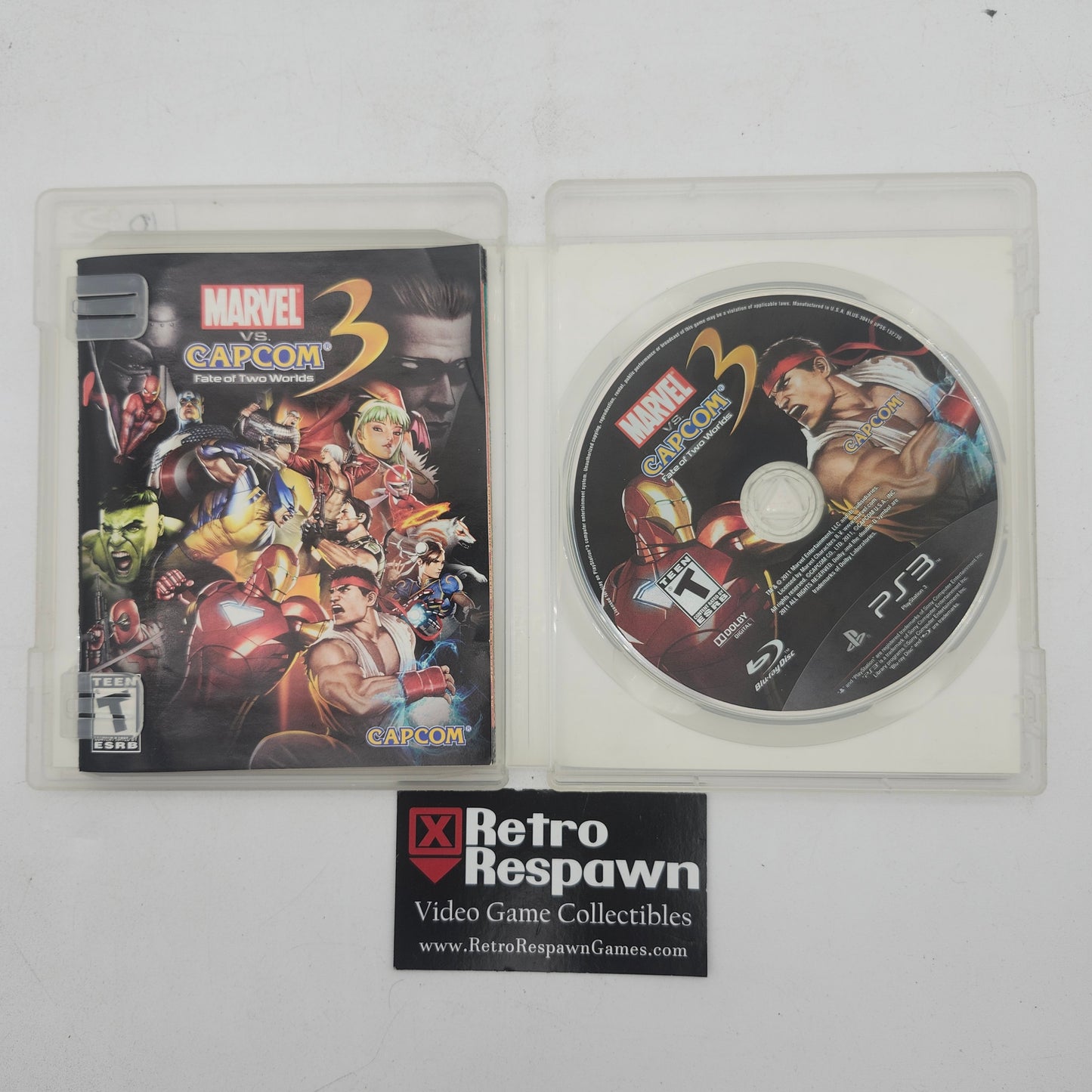 Marvel Vs. Capcom 3: Fate of Two Worlds - Playstation 3 (Complete)