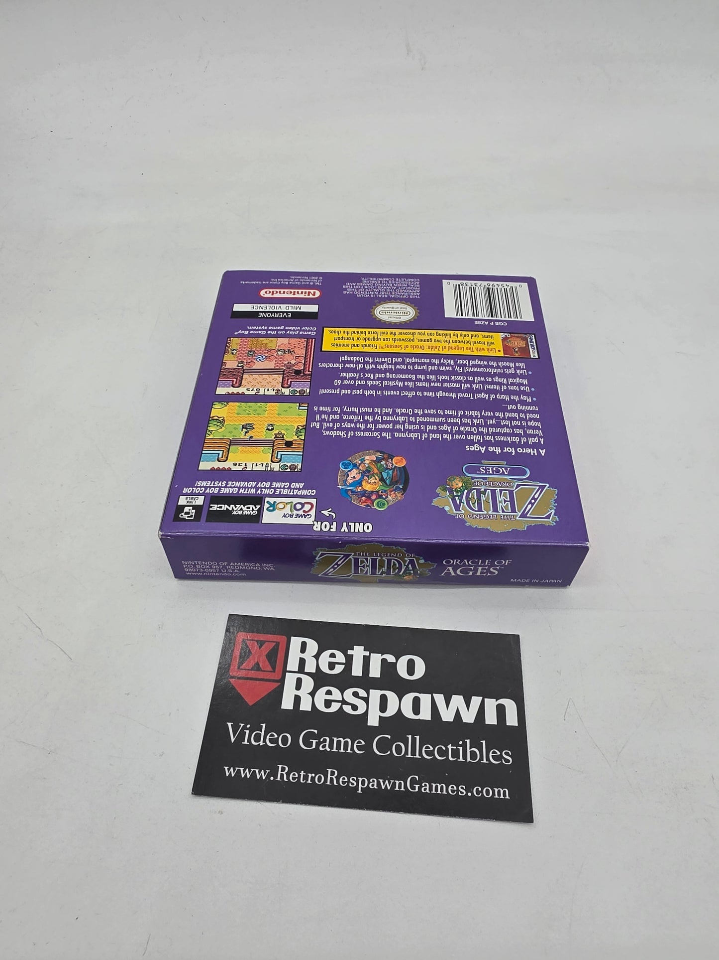 Zelda Oracle of Ages - GameBoy Color (Complete)