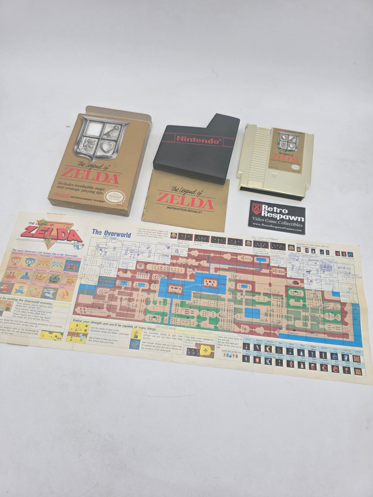 Legend of Zelda - NES (Complete/Look at all images)