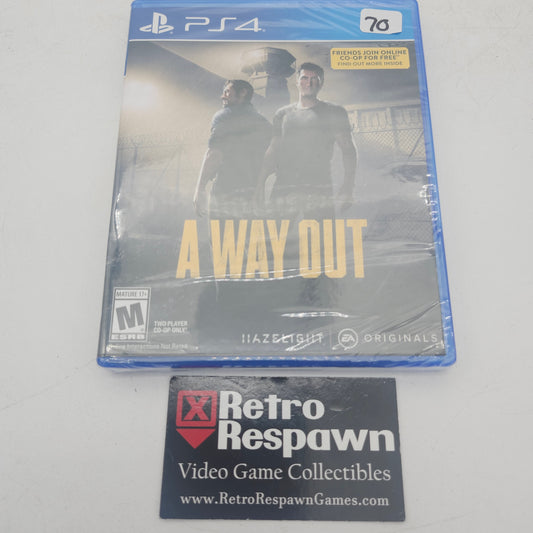 A Way Out - Playstation 4 (Sealed)