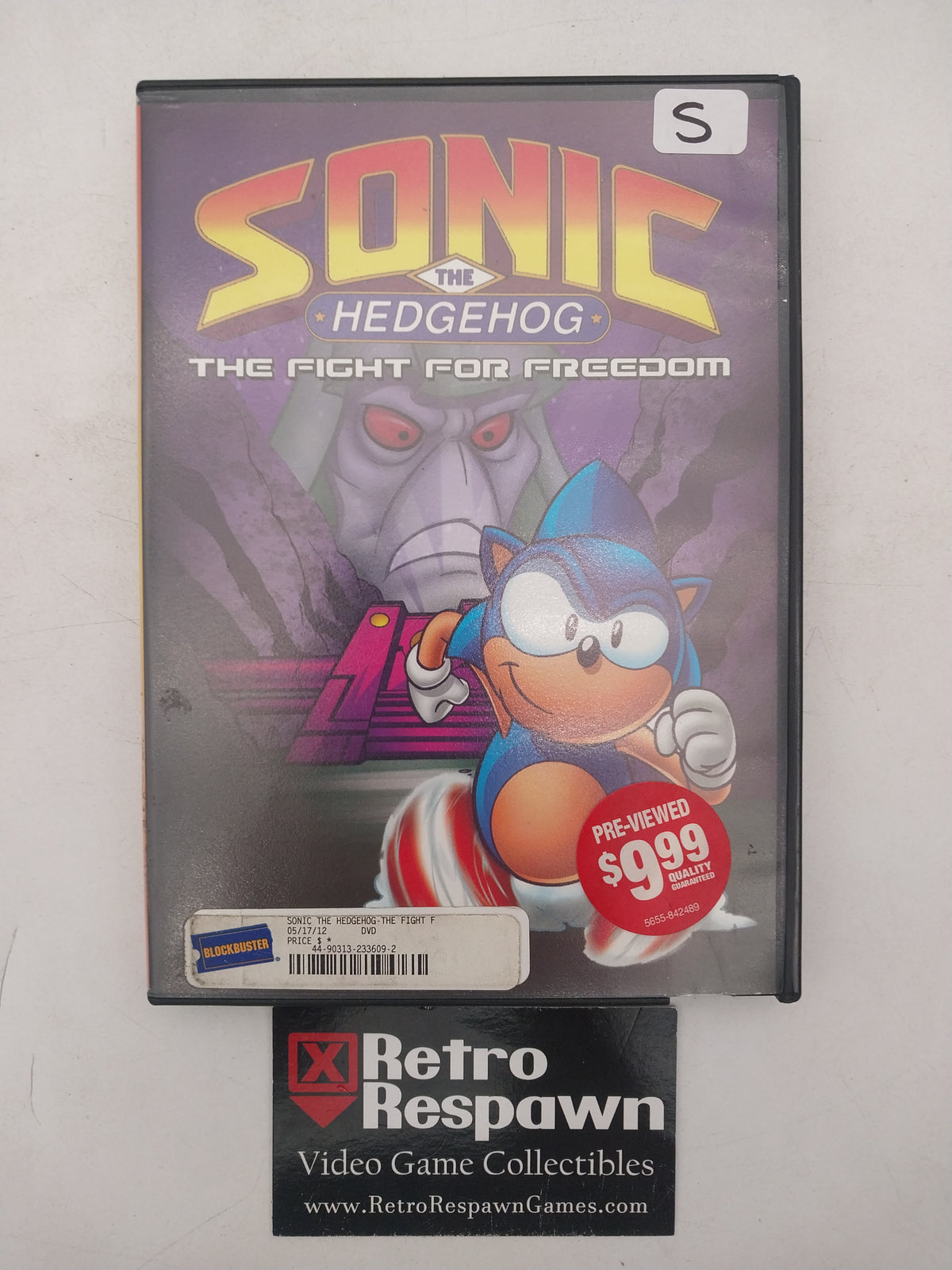 Sonic the Hedgehog The Fight for Freedom - DVD (Complete)