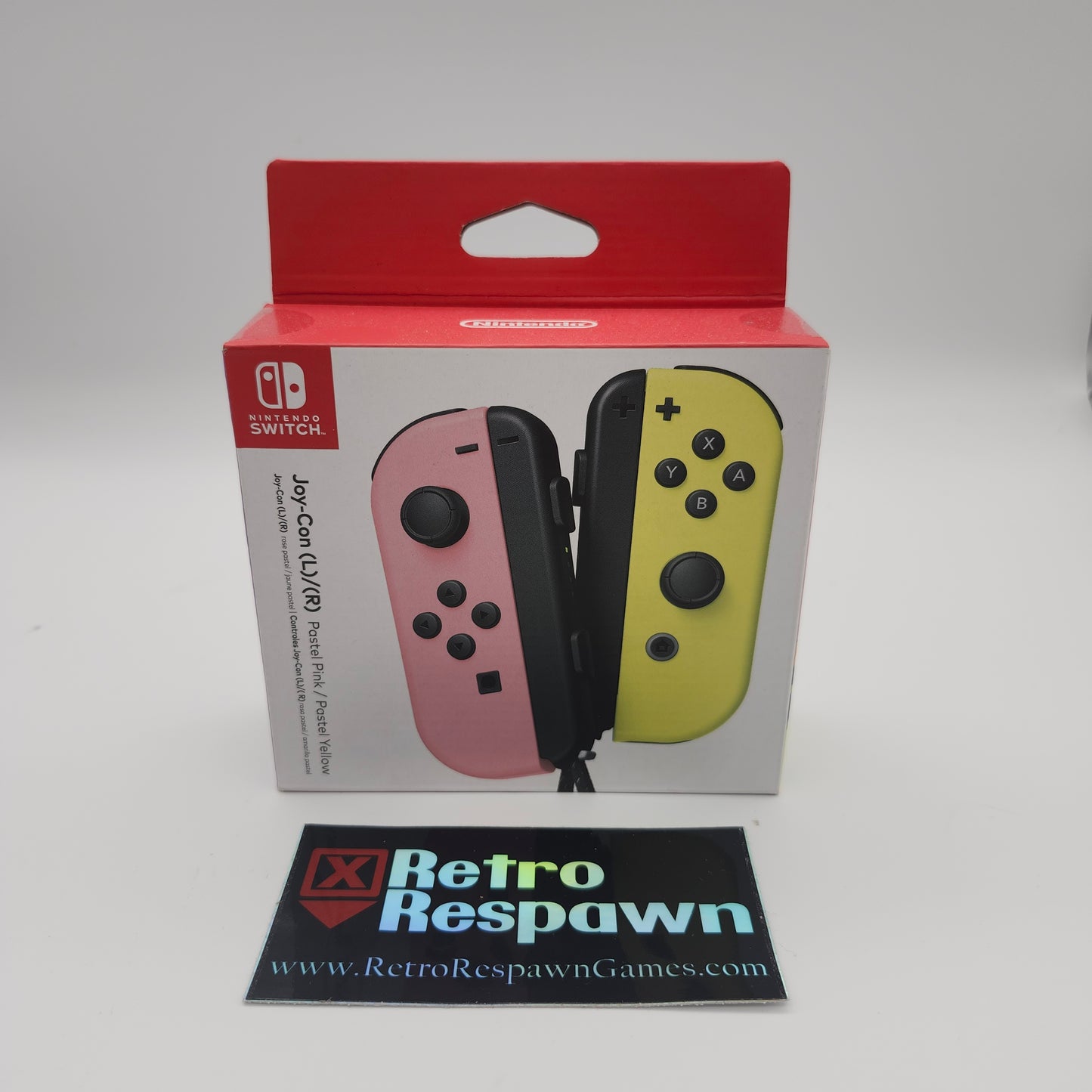 Joy-Con Pastel Pink & Pastel Yellow - Nintendo Switch (New)