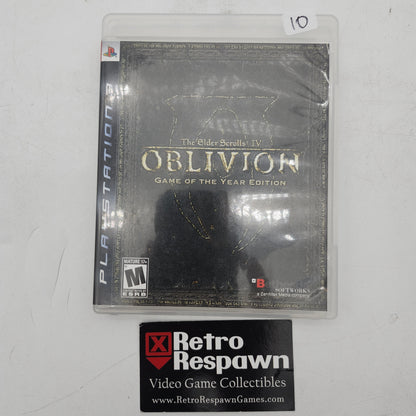 Elder Scrolls IV Oblivion [Game of the Year] - Playstation 3 (Complete)