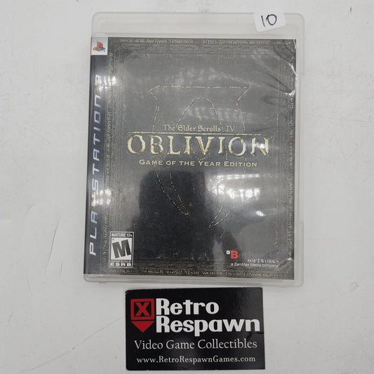 Elder Scrolls IV Oblivion [Game of the Year] - Playstation 3 (Complete)