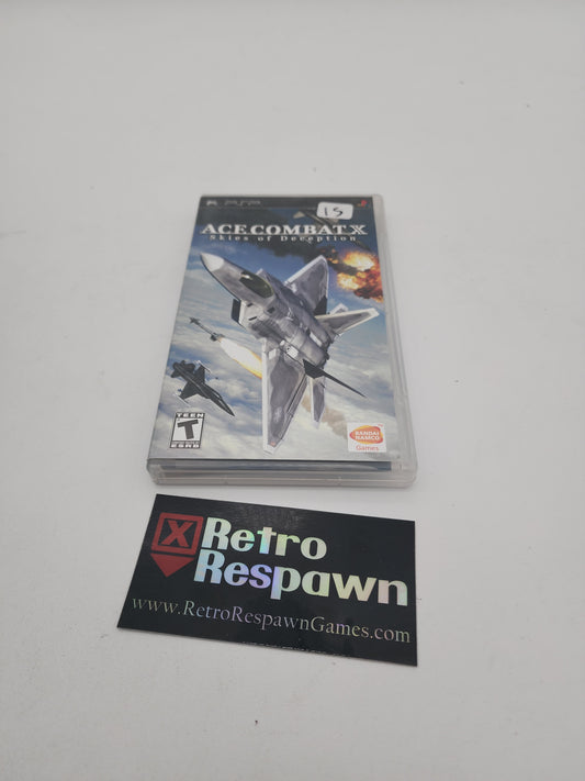 Ace Combat X Skies of Deception - PSP (Complete)