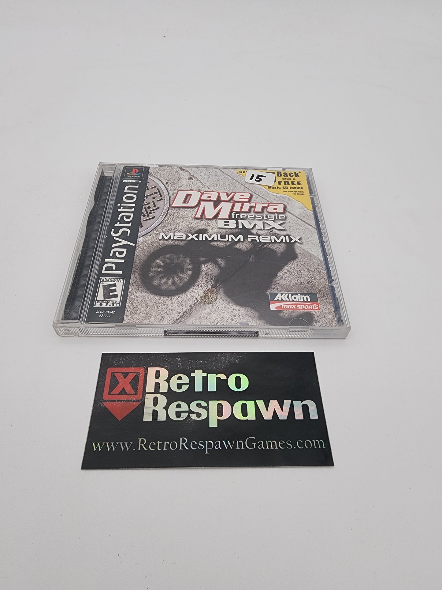 Dave Mirra Freestyle BMX Maximum Remix - Playstation (Complete)