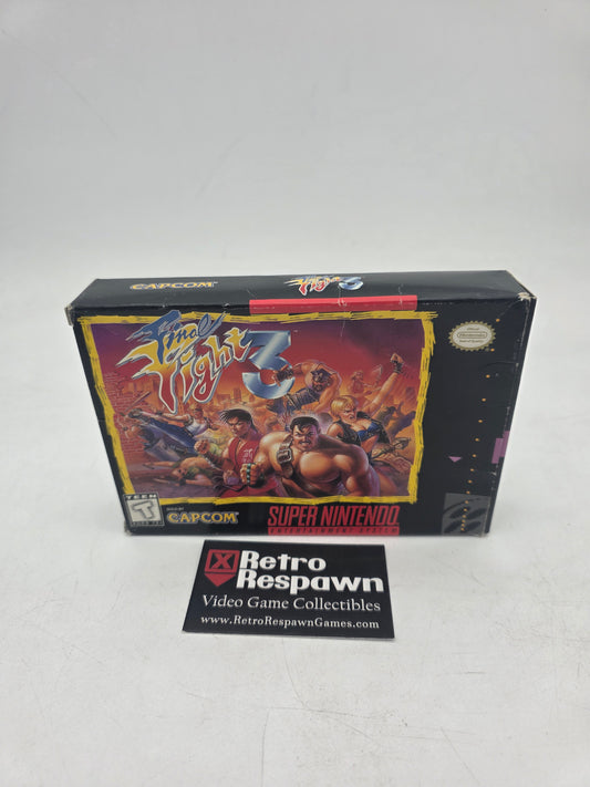 Final Fight 3 - Super Nintendo (Missing Manual)