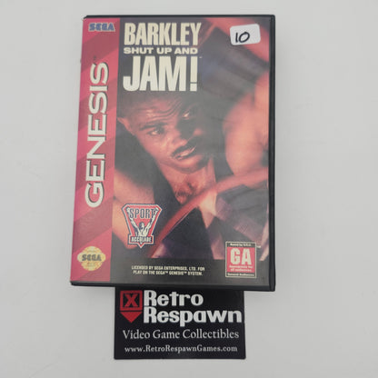Barkley Shut Up and Jam - Sega Genesis (Complete)