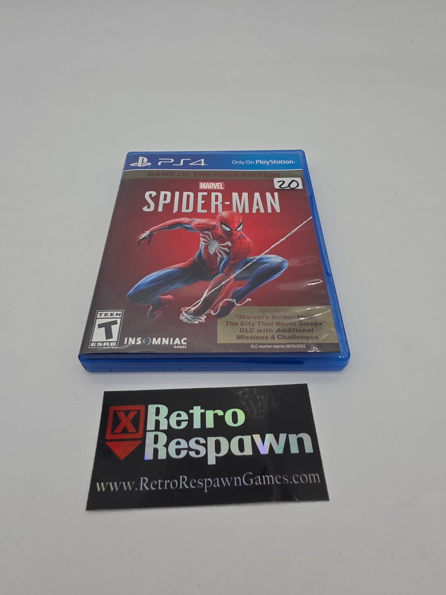 Marvel Spiderman [Game of the Year] - Playstation 4 (Complete)