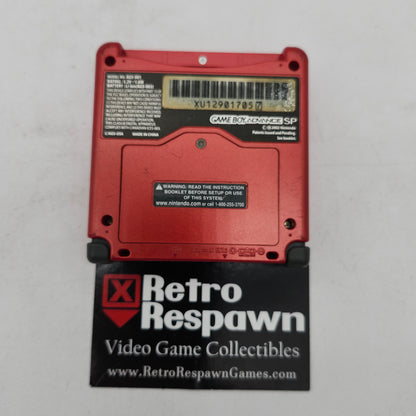 Red Gameboy Advance SP 001 - GameBoy Advance (Console + Charger)