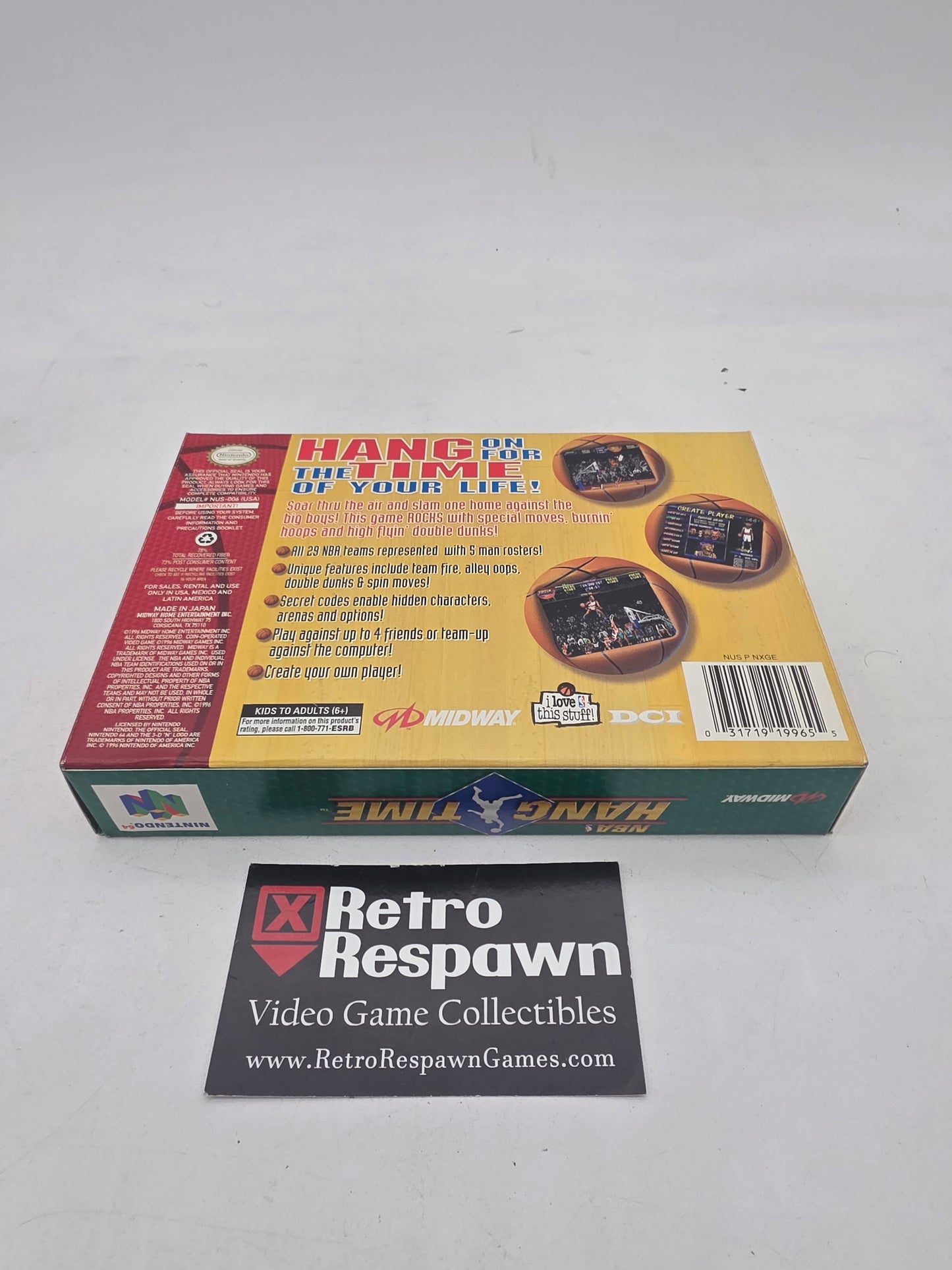 NBA Hang Time - Nintendo 64 (Complete)